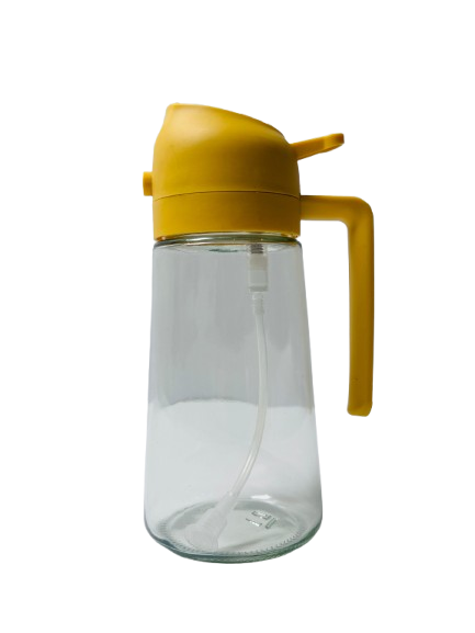 2-in-1 Oil Spray & Pour Bottle – 450ML