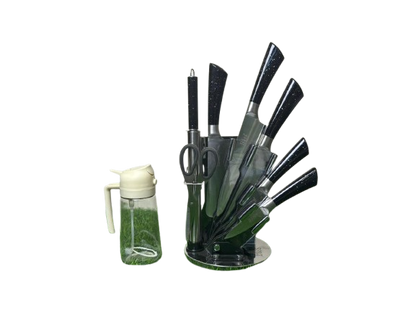 Premium Knife Set with FREE Oil Bottle